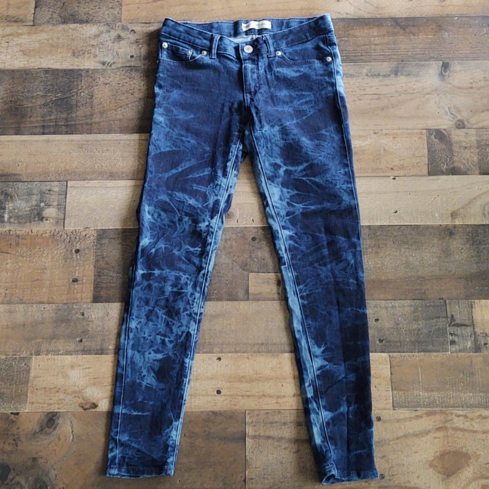 Levi's 710 super skinny Stone washed jeans